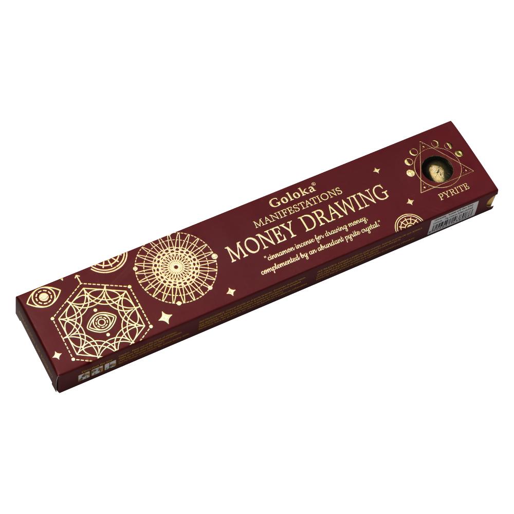 Money Drawing Manifestation Gemstone Incense 15gms Sticks Goloka