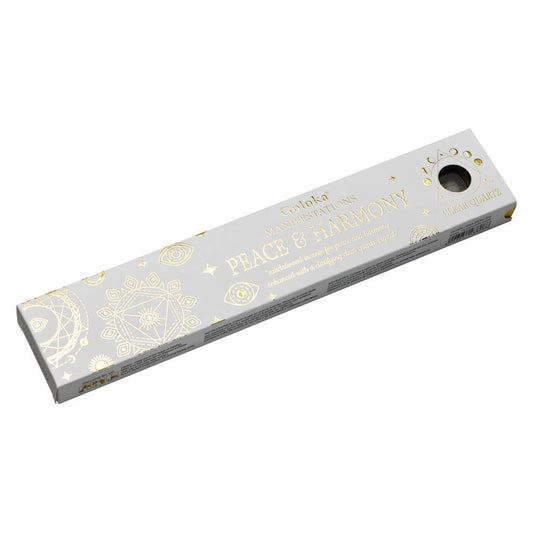 Peace & Harmony Manifestation Gemstone Incense 15gms Sticks Goloka