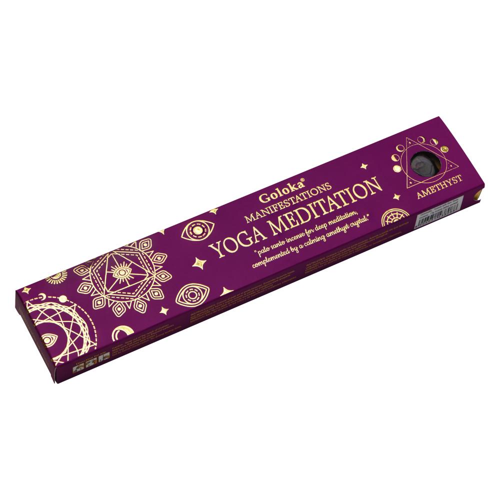 Yoga Meditation Manifestation Gemstone Incense 15gms Sticks Goloka