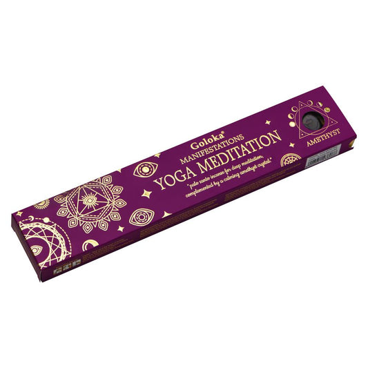 Yoga Meditation Manifestation Gemstone Incense 15gms Sticks Goloka