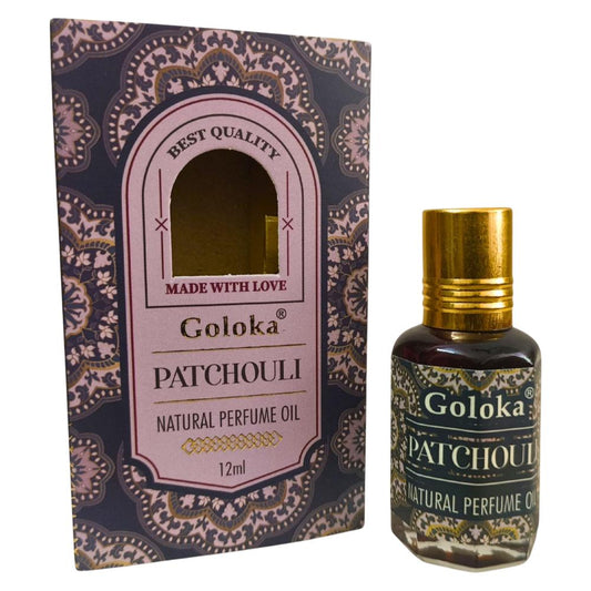 Patchouli Natural Perfume Oil 12ml Goloka