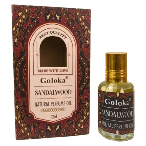 Sandalwood Natural Perfume Oil 12ml Goloka