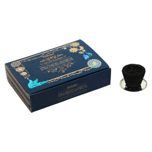 Attract Riches & Fortune Goloka Smudge Cup 6 Pack