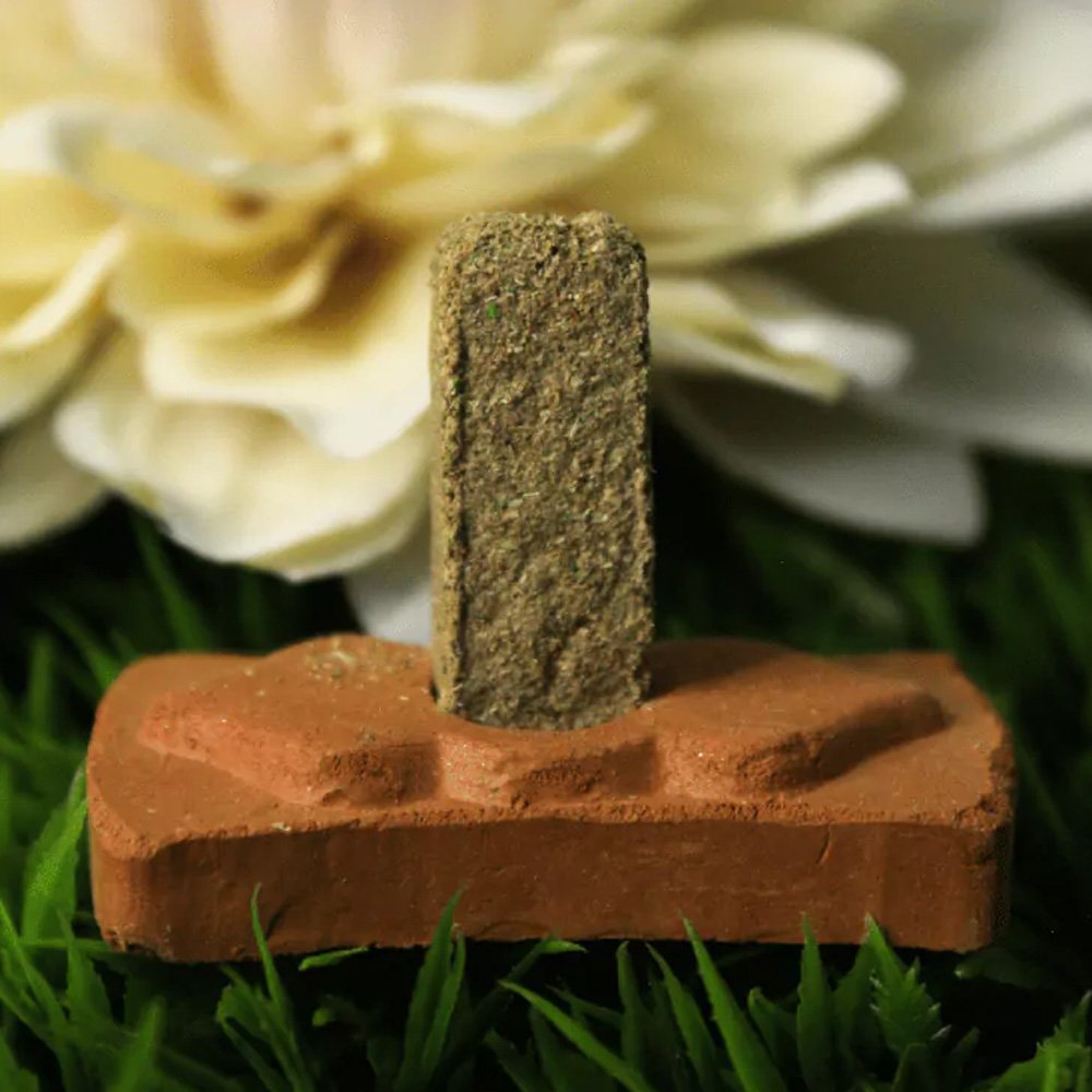 White Copal Incense 15 Smudge Bricks Green Tree