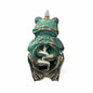 Large Frog Ceramic Backflow Burner Green/Black