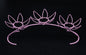 Pink Lotus Metal Sphere Stand