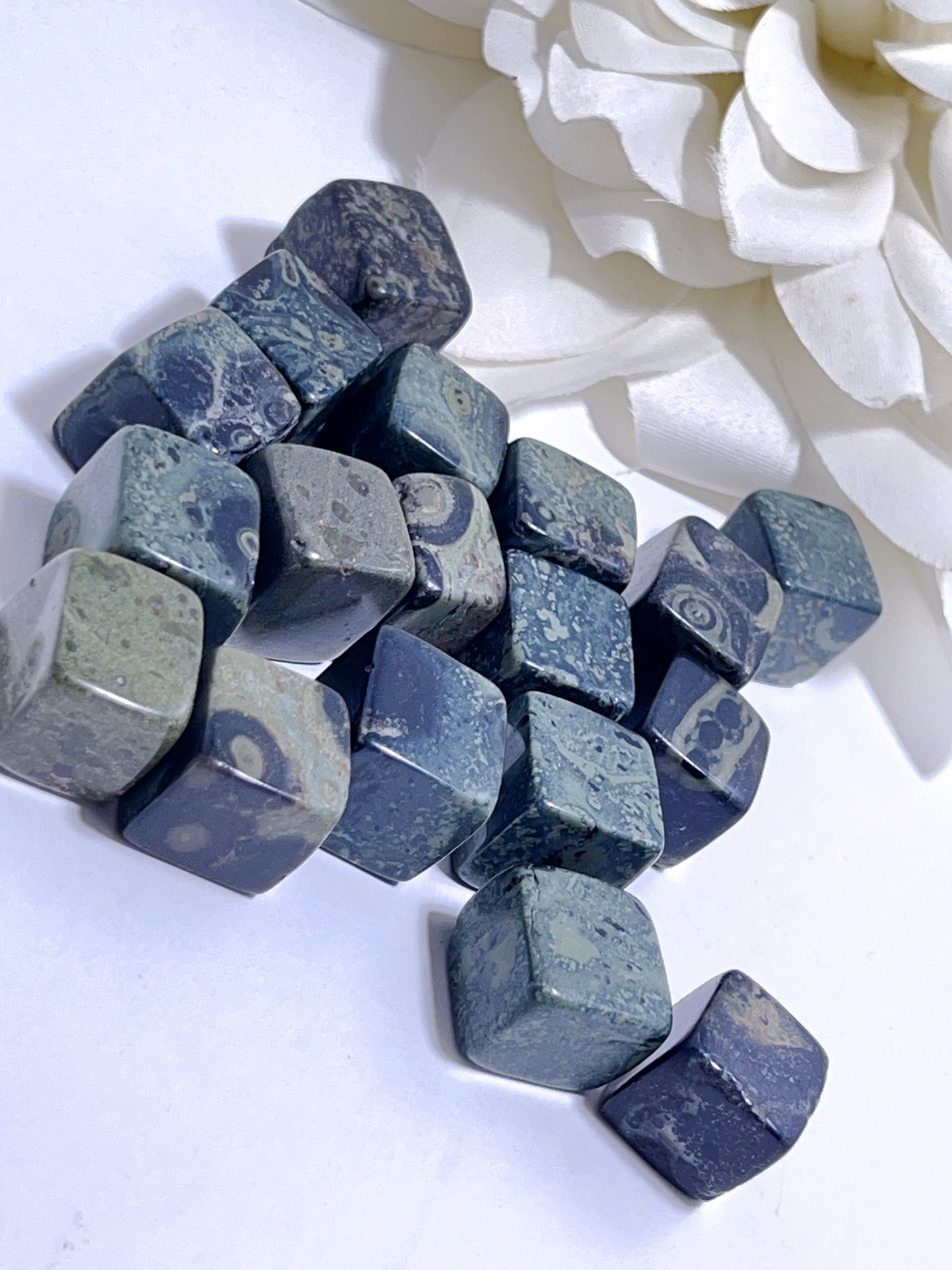 Kambaba Jasper  Cube Tumble
