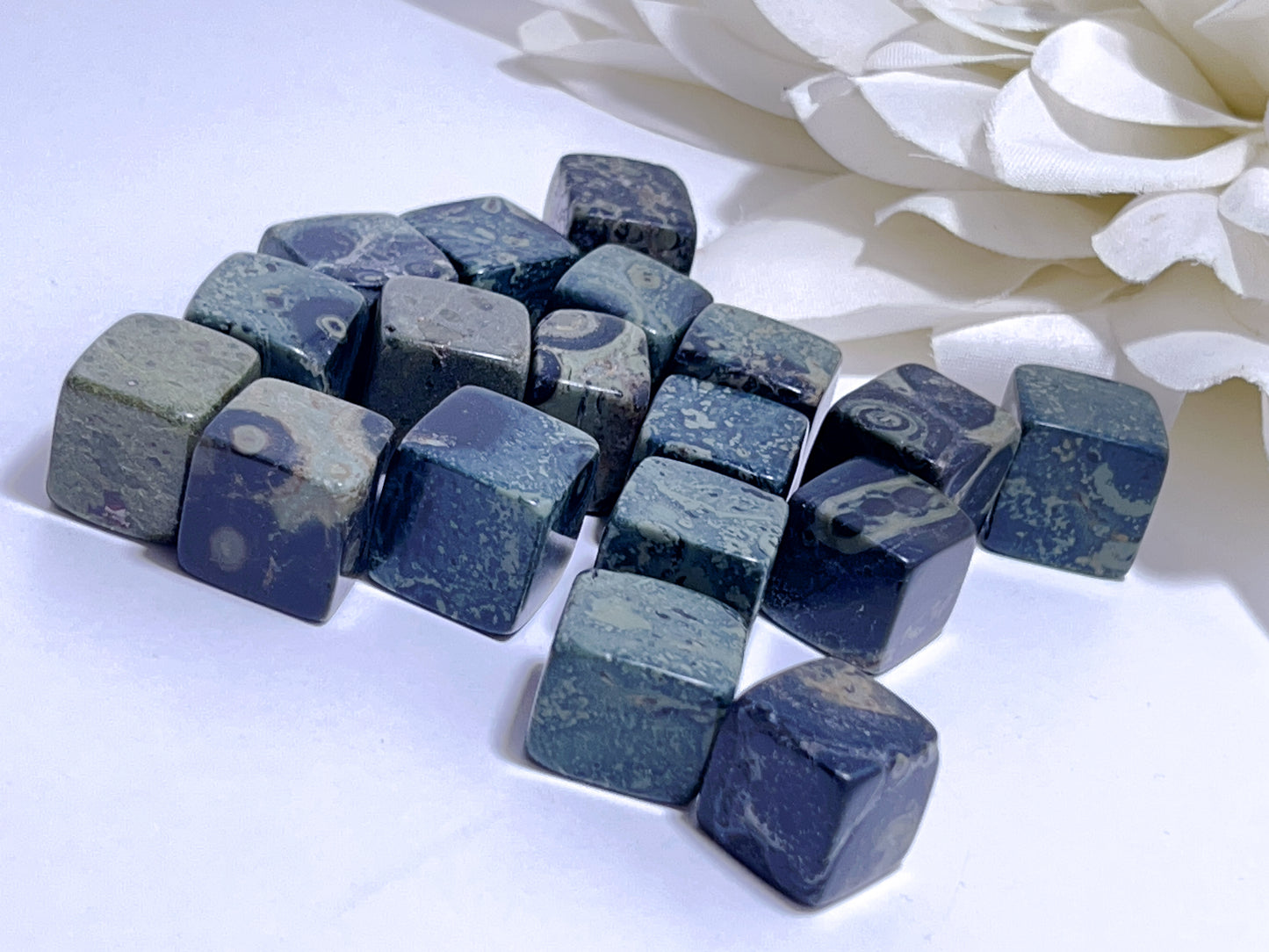 Kambaba Jasper  Cube Tumble