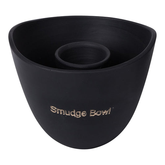 CLAY SMUDGE BOWL