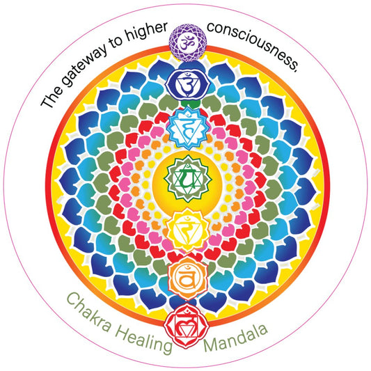 FRIDGE MAGNET - Chakra Healing Mandala
