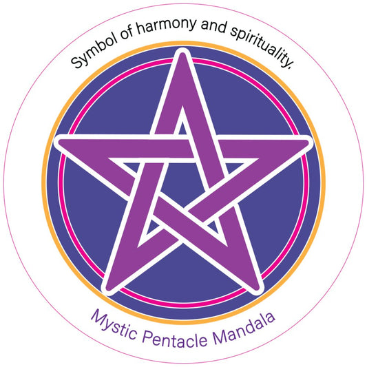 FRIDGE MAGNET - Mystic Pentacle Mandala