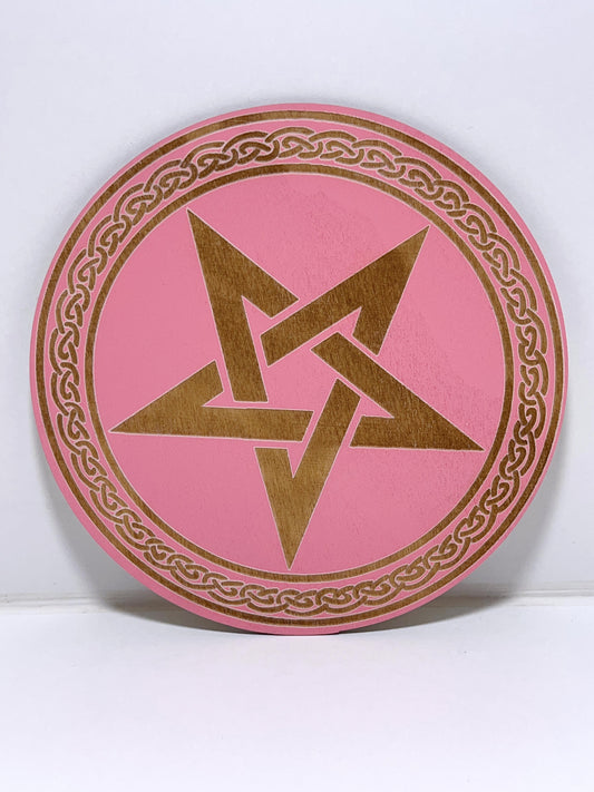Grid Board - Pink Pentagram