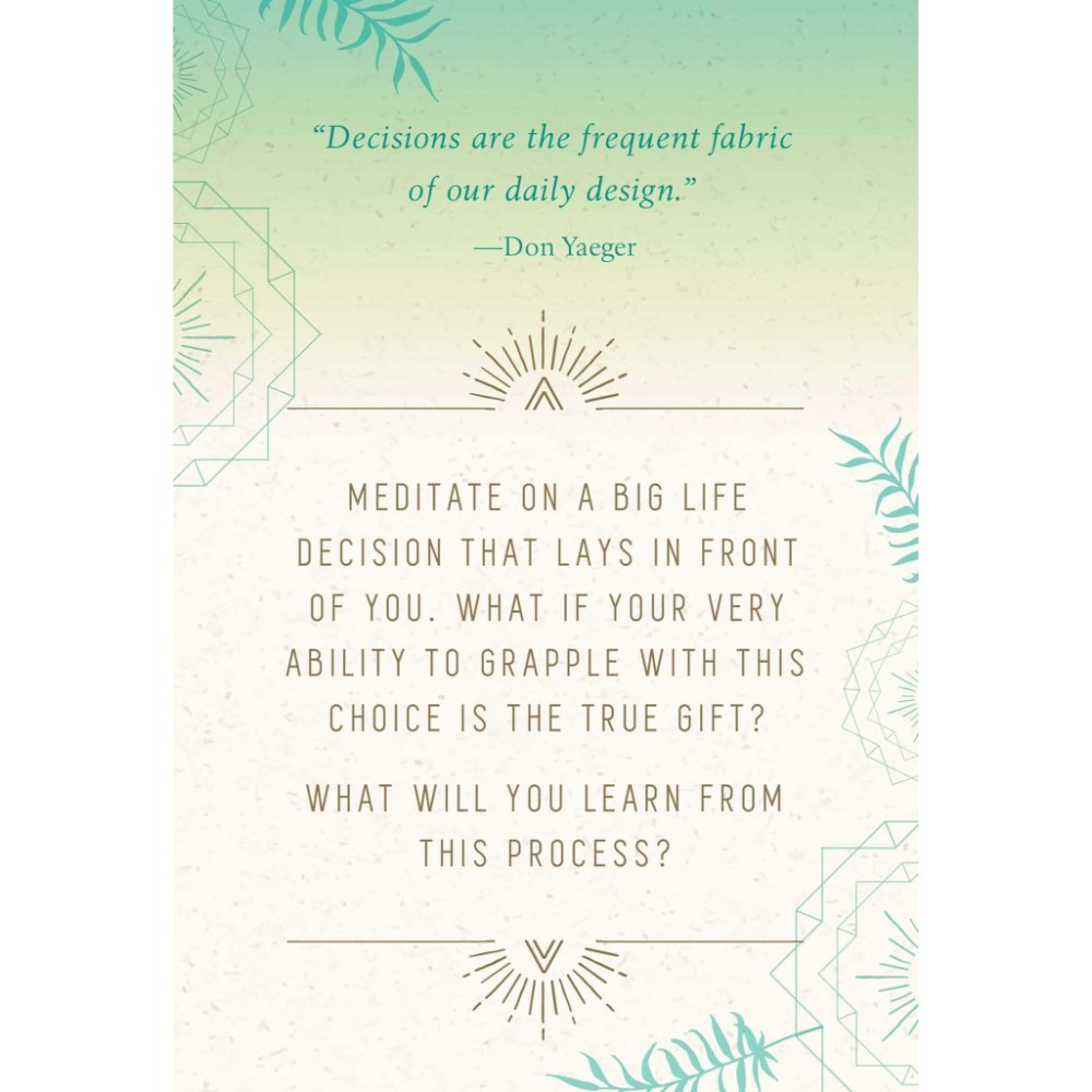 Gratitude Journal and Inspirational Card Deck Set