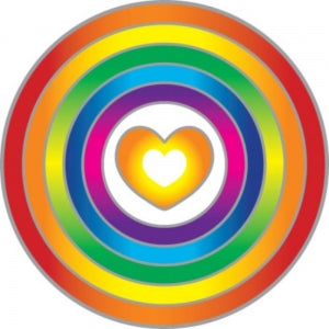 SUNSEAL STICKER - Rainbow Heart