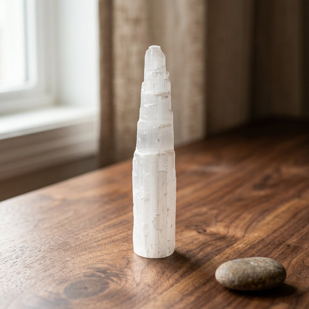 35cm Selenite Tower