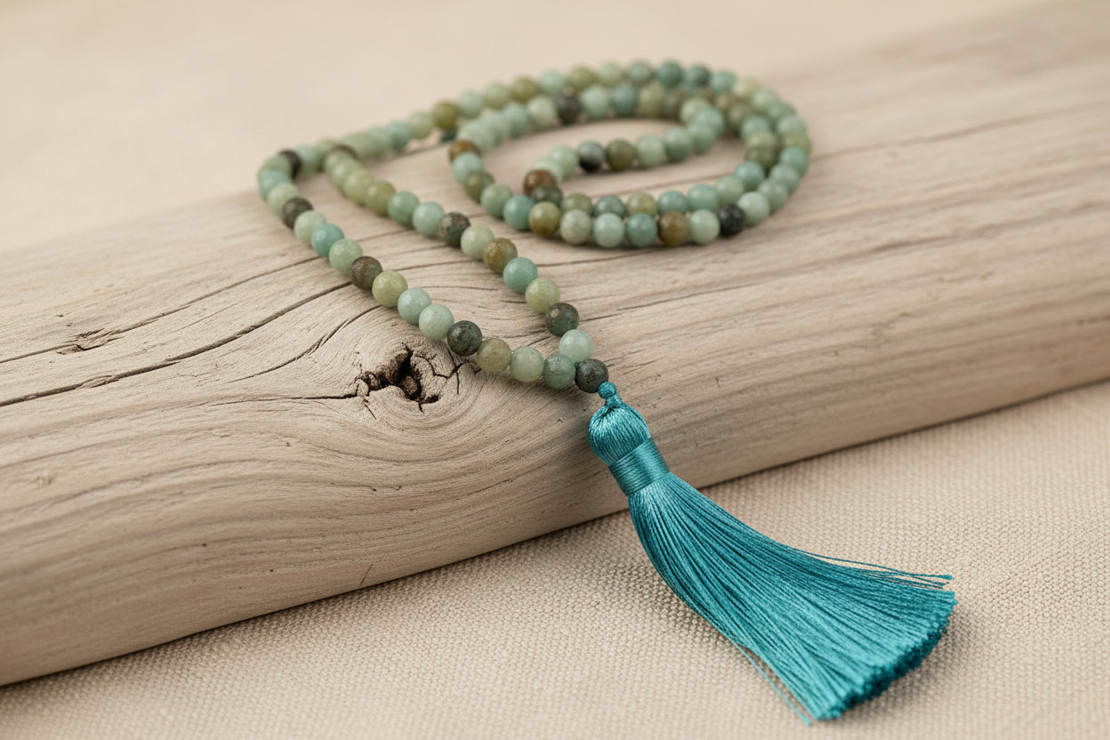 Amazonite Mala Beads