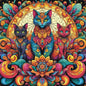 3 Cat Single Greeting Card