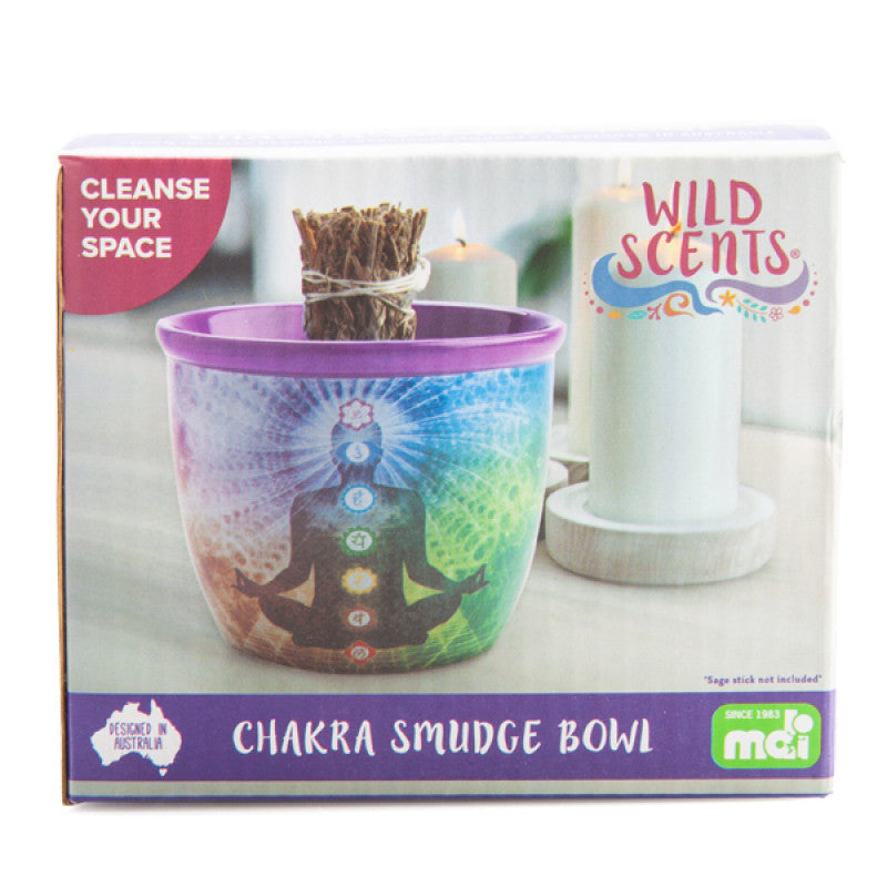 Chakra Ceramic Smudge Bowl