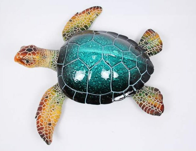Realistic Marble Blue Turtle