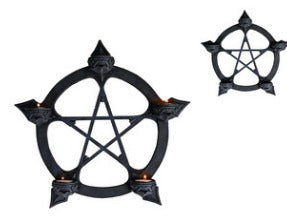 Pentagram Tealight Hanger 40 cm