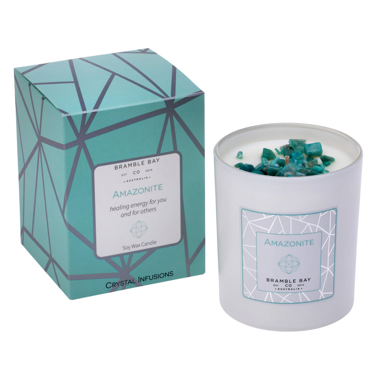 Crystal Infusions Candle - Amazonite