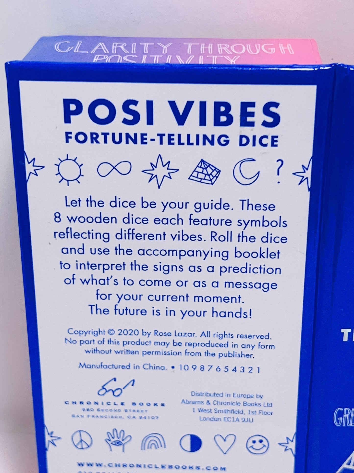 Posi Vibes Fortune Telling Dice