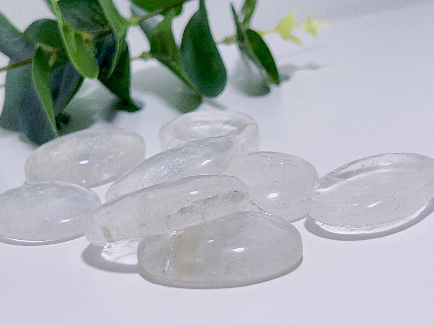 Clear Quartz Worry Stone