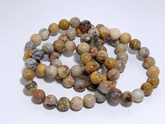 Crazy Lace Agate Bracelet 12mm