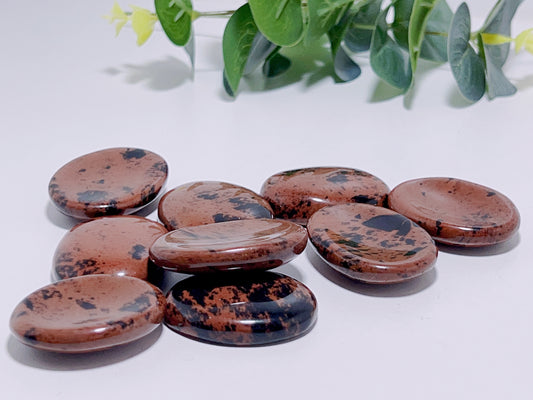 Mahogany Obsidian Worry Stone