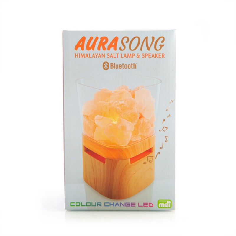 Aura Song Himalayan Salt Lamp and Speaker
