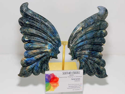 Labradorite Butterfly Wings 885G
