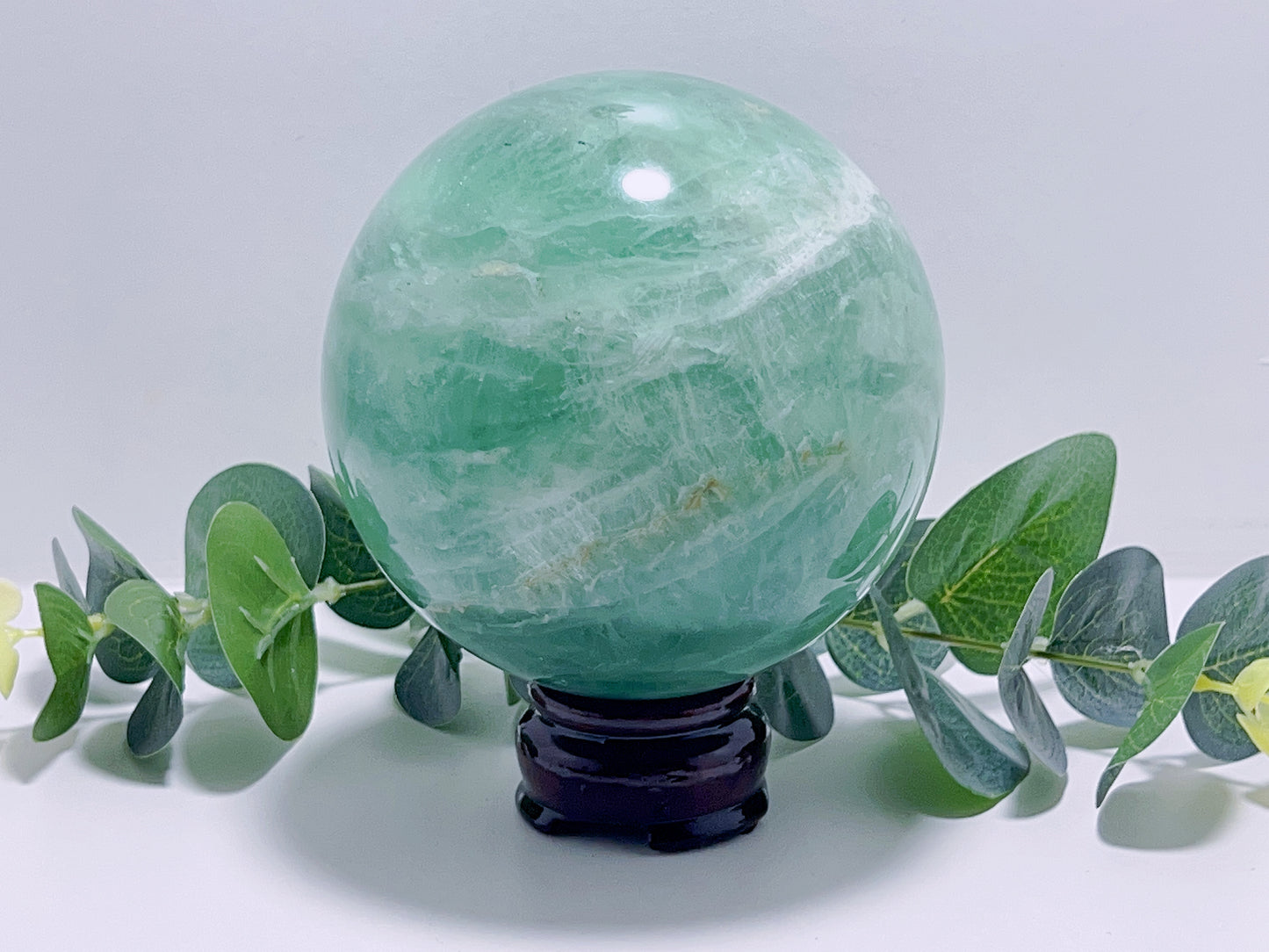 Green Fluorite Sphere 1400G