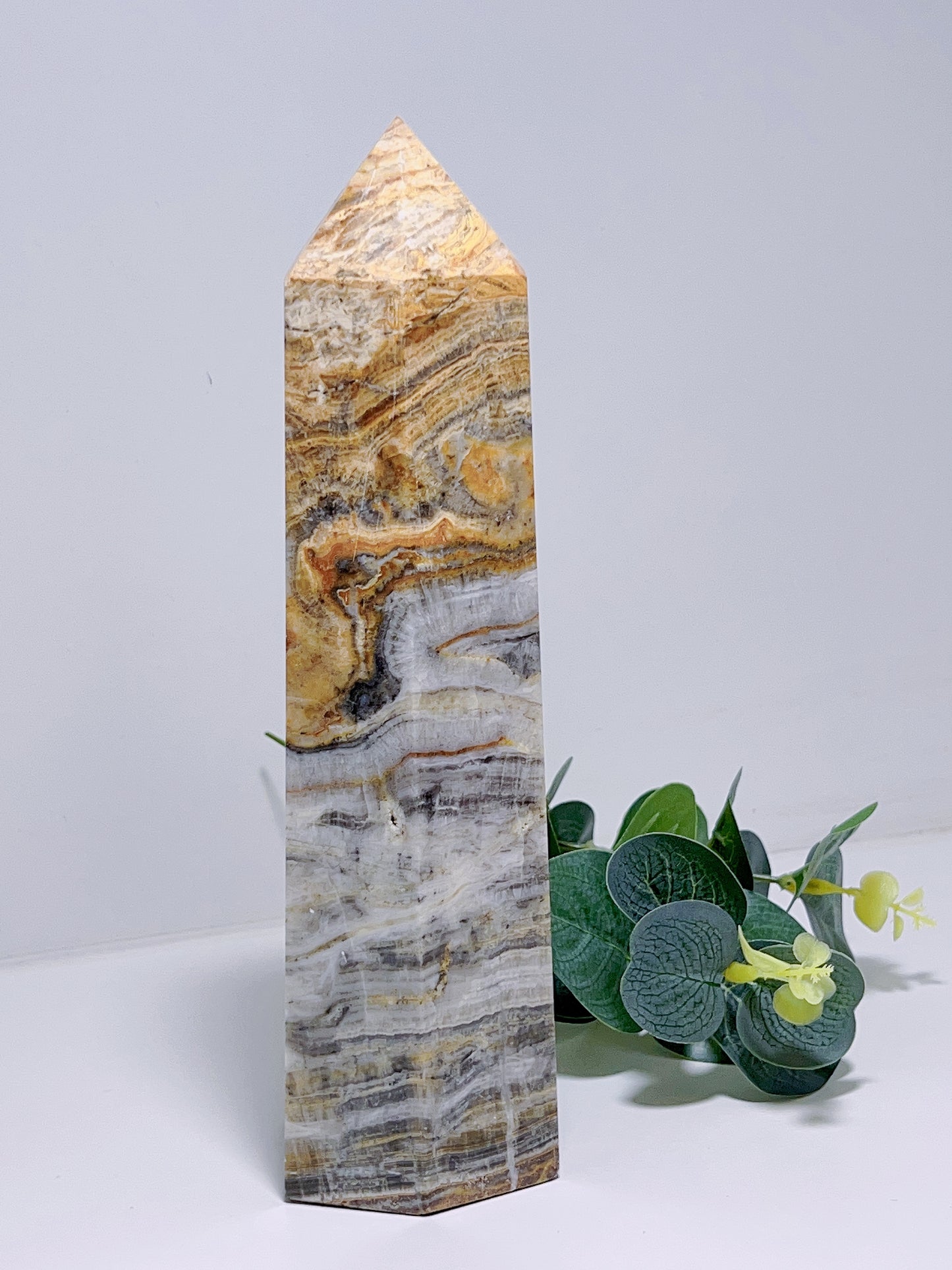Crazy Lace Agate Tower 1092G