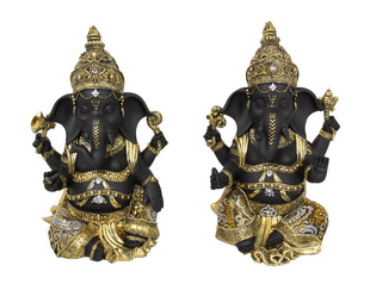 Gold and Black Ganesh A
