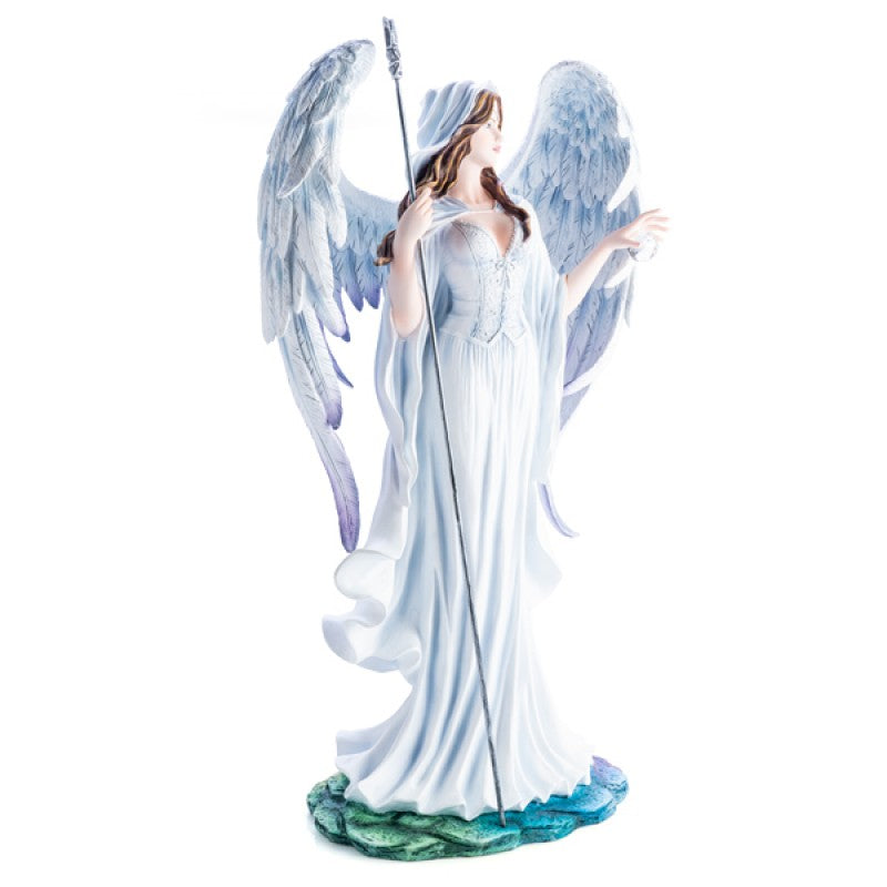 Large White Angel with Pentacle Mystic World