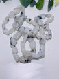 Rainbow Moonstone Chunky Bracelet