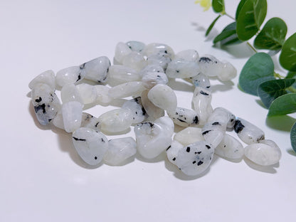 Rainbow Moonstone Chunky Bracelet