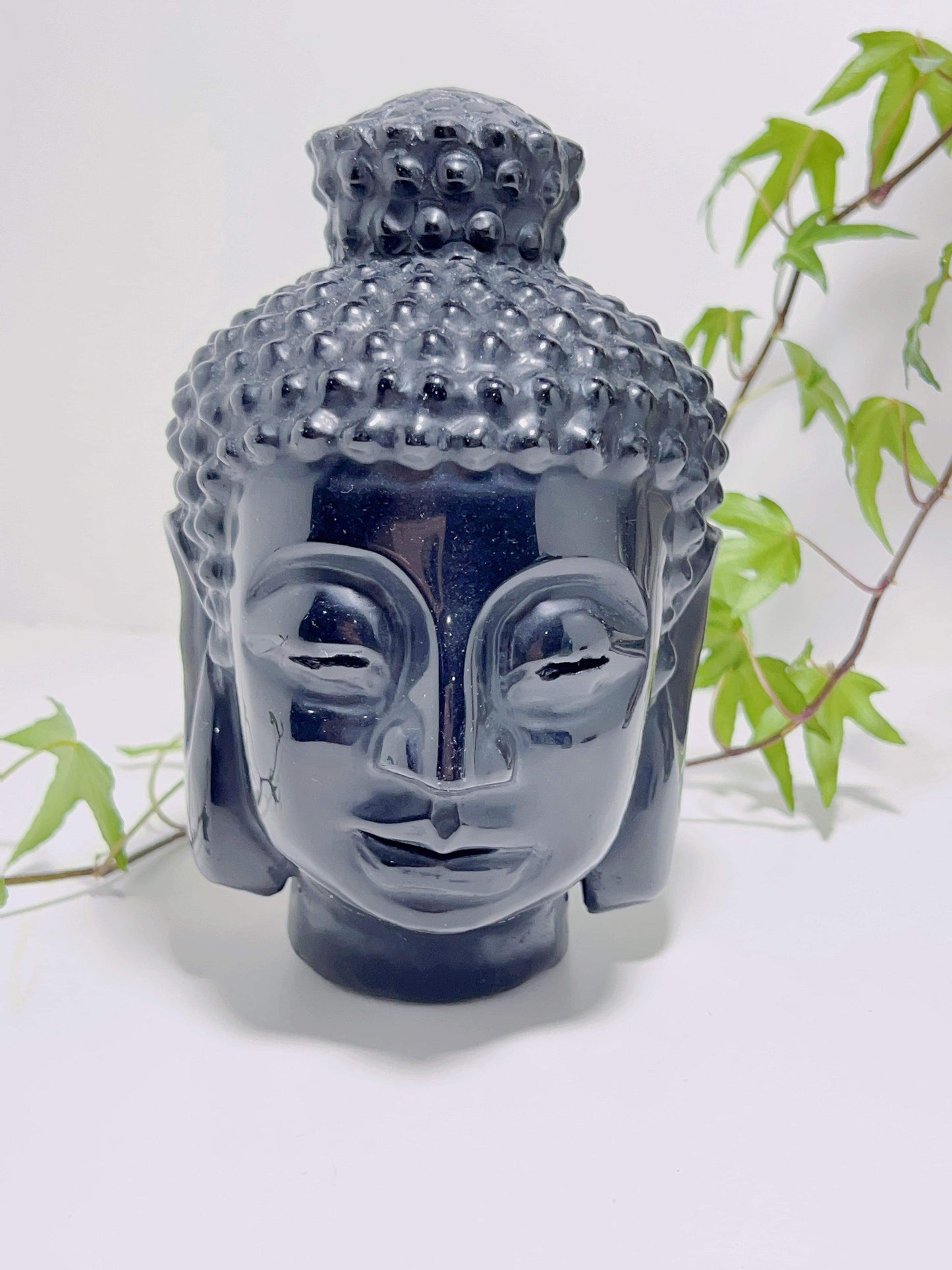 Obsidian Buddha Head 1311G