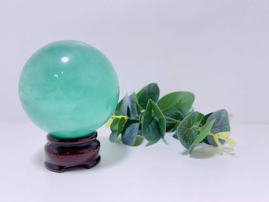 Green Fluorite Sphere 533G