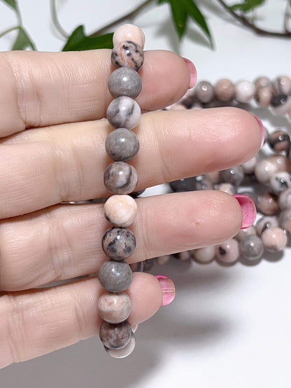 Pink Zebra Jasper Bracelet