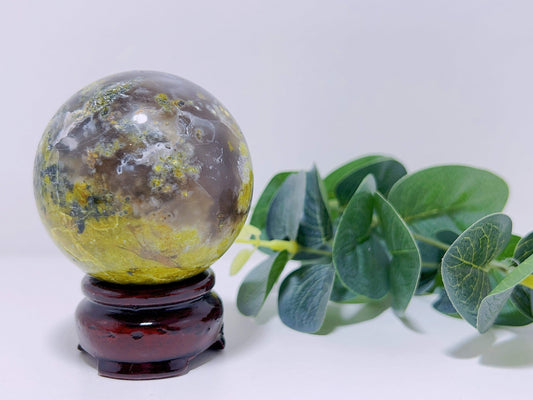 Green Opal Sphere 235G