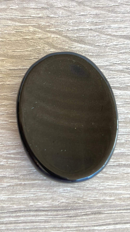 Black Obsidian Worry Stone